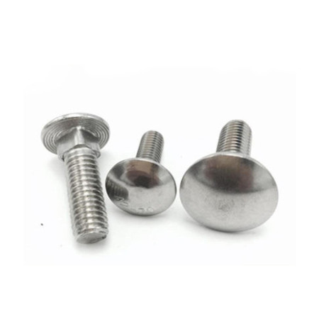 DIN603 Skrutky z nehrdzavejúcej ocele s krátkym krkom